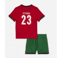 Portugalia Vitinha #23 Koszulka Podstawowa dzieci ME 2024 Krótki Rękaw (+ krótkie spodenki)